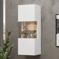 Azusa Wall Hung Display Cabinet - White