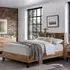 Baara King Size Bed with Bookcase Headboard - Oak