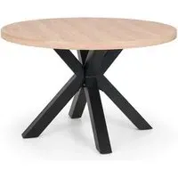 Bacca Round Dining Table - Oak, Wood