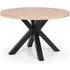 Bacca Round Dining Table - Oak, Wood