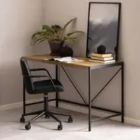 Bagdad Rectangular Laptop Desk - Rustic Oak