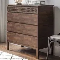Bahia 4 Drawer Chest - Brown, Wood
