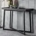 Bahia Rectangular Console Table - Charcoal, Wood