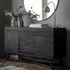 Bahia Sideboard with 3 Doors - Charcoal, Wood