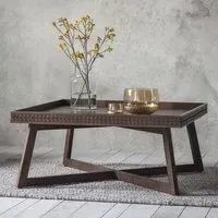 Bahia Square Coffee Table - Brown, Wood