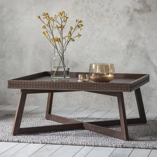 Bahia Square Coffee Table - Brown, Wood image