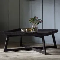 Bahia Square Coffee Table - Charcoal, Wood