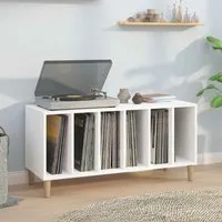 Baina Filing Cabinet with 6 Shelves - White, Engineered Wood alternate view