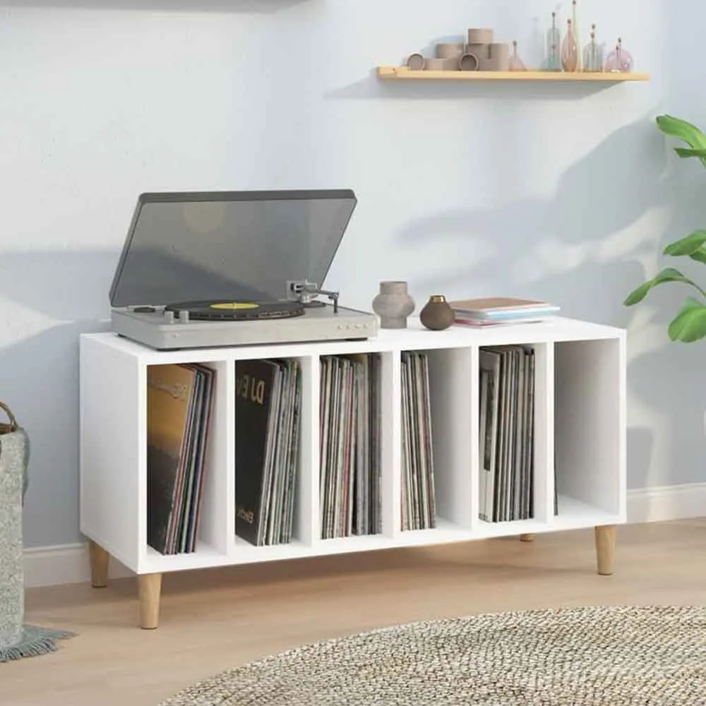 Baina Filing Cabinet with 6 Shelves - White, Engineered Wood product