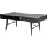 Baiona Coffee Table with Drawer - Black Oak