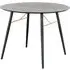 Baiona Round Dining Table - Black Oak