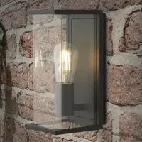 Bakerloo Outdoor Wall Light - Grey, Glass