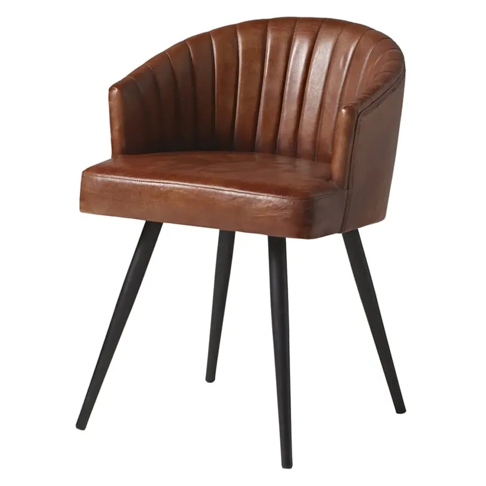 Bakewell Tub Chair - Bruciato Tan, Leather image