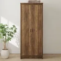 Balcombe 2-Door Wardrobe - Knotty Oak, Wood