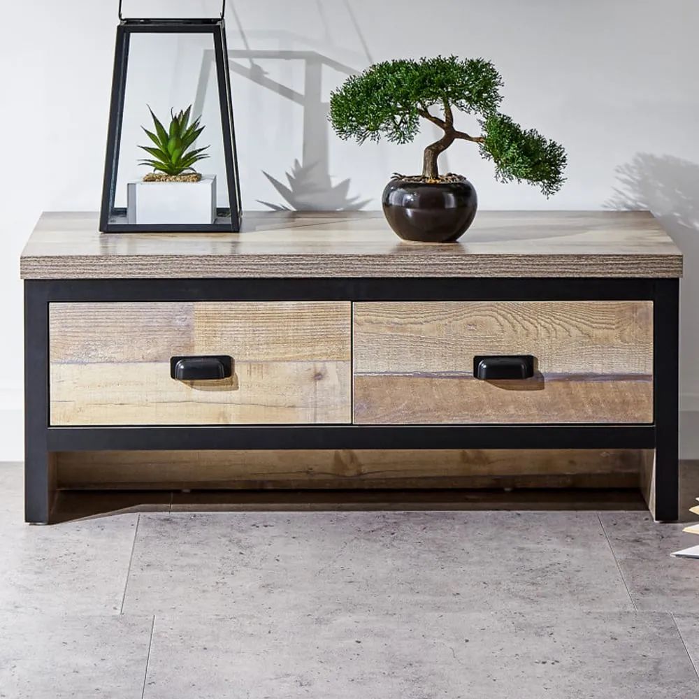 Balcombe Coffee Table with 4 Drawers - Oak product