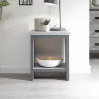 Balcombe Lamp Table - Grey, Wood