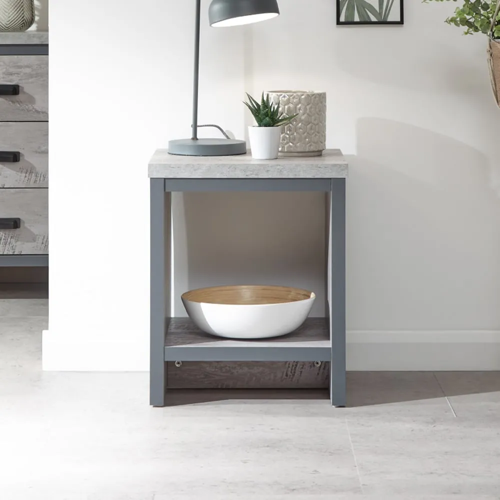 Balcombe Lamp Table - Grey, Wood image