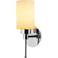 Balcova Bathroom Wall Light - Silver, Metal alternate view