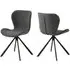 Baldwin Dining Chairs - Anthracite, Fabric