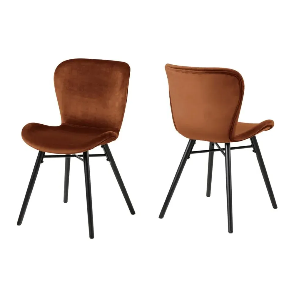 Baldwin Dining Chairs - Copper, Fabric image