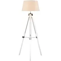 Baline Tripod Floor Lamp - Cream, White