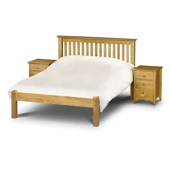Ballari Double Bed Frame Low Foot - Pine