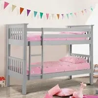 Ballari Wooden Bunk Bed - Grey