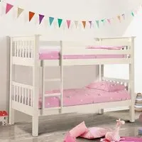 Ballari Wooden Bunk Bed - White