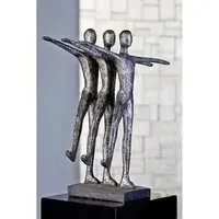 Ballett Sculpture - Antique Silver, Ceramic