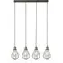 Ballon Cage 4 Lights Pendant Ceiling Light - Pewter