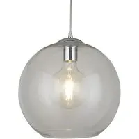 Balls Medium Ceiling Pendant Light - Chrome, Glass