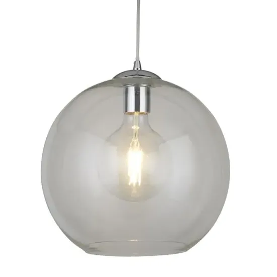 Balls Medium Ceiling Pendant Light - Chrome, Glass