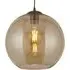 Balls Small Ceiling Pendant Light - Amber, Antique Brass