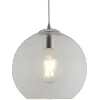 Balls Small Ceiling Pendant Light - Chrome, Glass