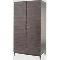 Balta 2 Door Wardrobe - Ebony