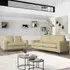 Baltic 3+2 Sofa Set - Ivory, Faux Leather