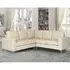 Baltic Corner Sofa - Ivory, Faux Leather