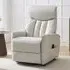 Balzac Electric Recliner Chair with Quadruple Motor - Sandy, Leather