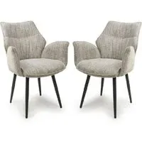 Banff Dining Chairs - Toffee, Fabric