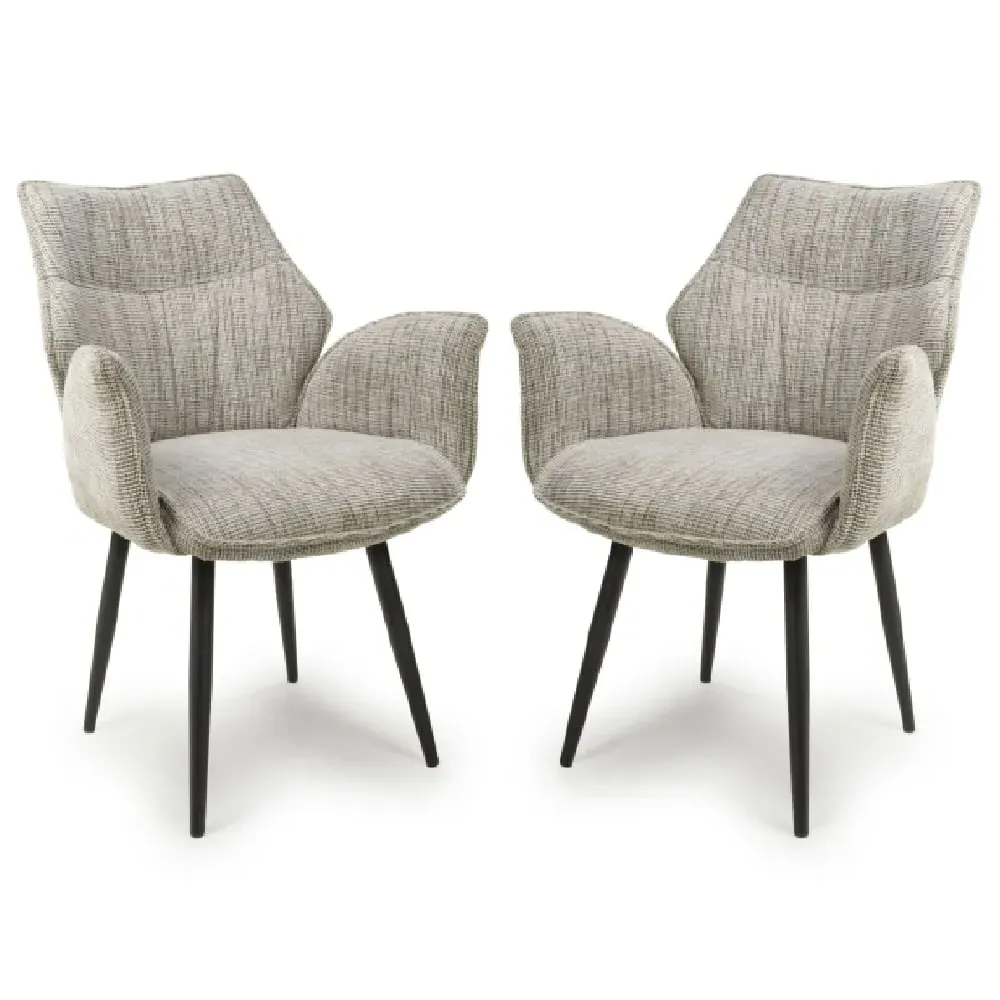 Banff Dining Chairs - Toffee, Fabric
