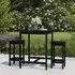 Bangor 3-Piece Garden Bar Set - Black, Pine