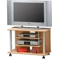 Bangor TV Stand with 2 Shelves - Beech