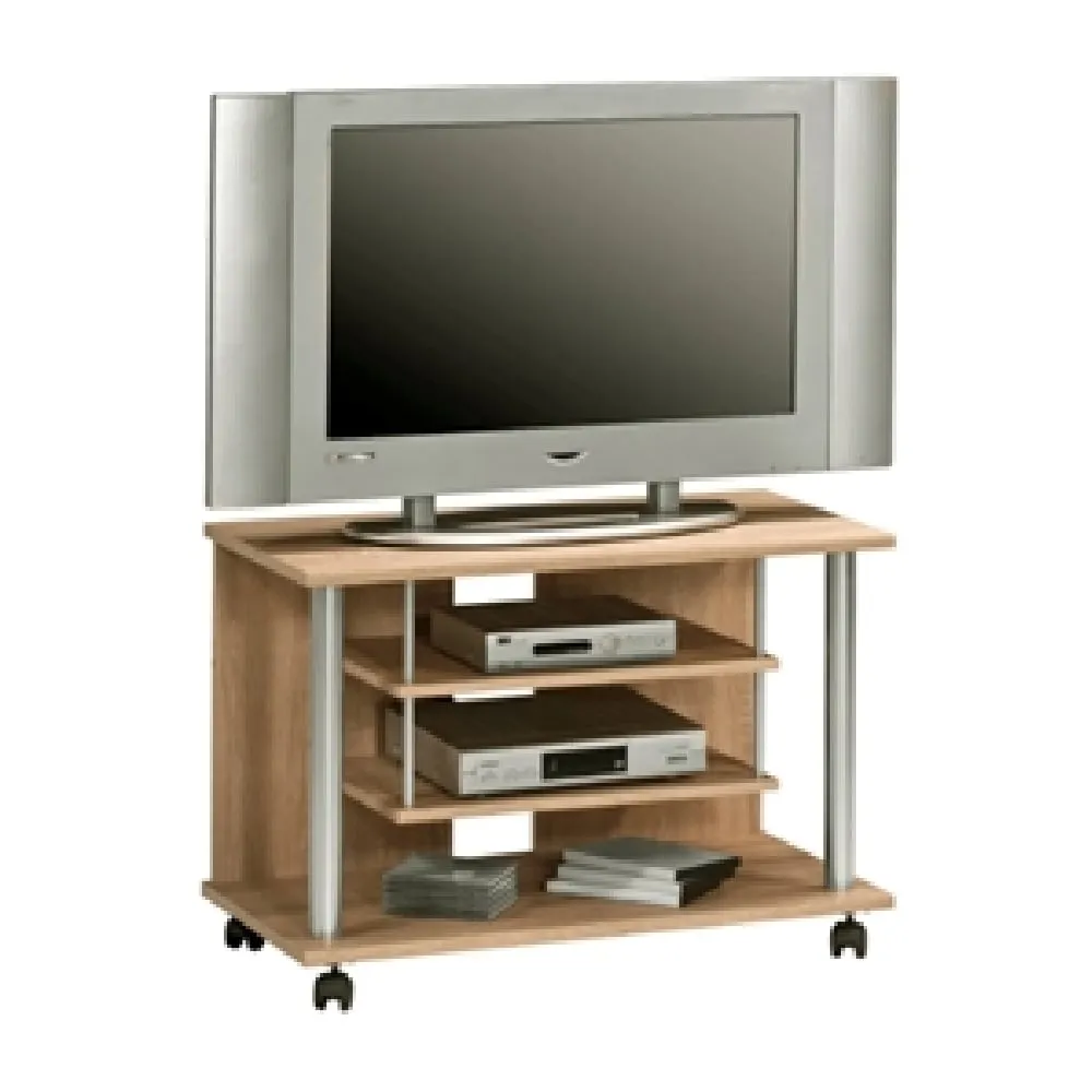 Bangor TV Stand with 2 Shelves - Sonoma Oak