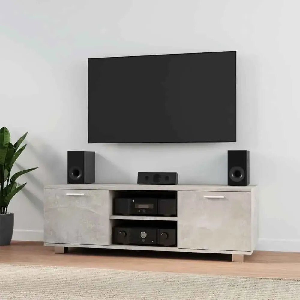 Banning 120cm TV Stand with 2 Doors - Concrete Grey image