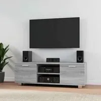 Banning 120cm TV Stand with 2 Doors - Grey Sonoma