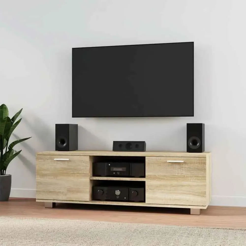 Banning 120cm TV Stand with 2 Doors - Sonoma Oak