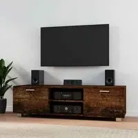 Banning 140cm TV Stand with Storage - Smoked Oak