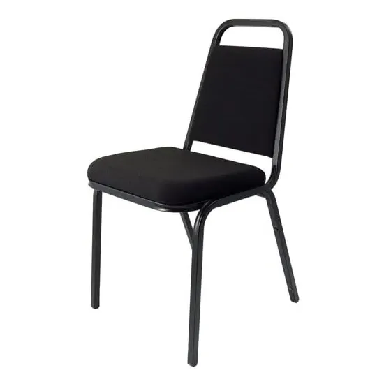 Banqueting Stacking Visitor Chair - Black, Fabric product