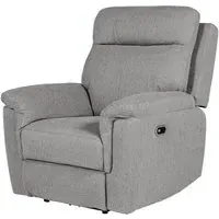 Baraboo 1-Seater Electric Recliner Sofa - Grey, Fabric