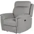 Baraboo 1-Seater Electric Recliner Sofa - Grey, Fabric